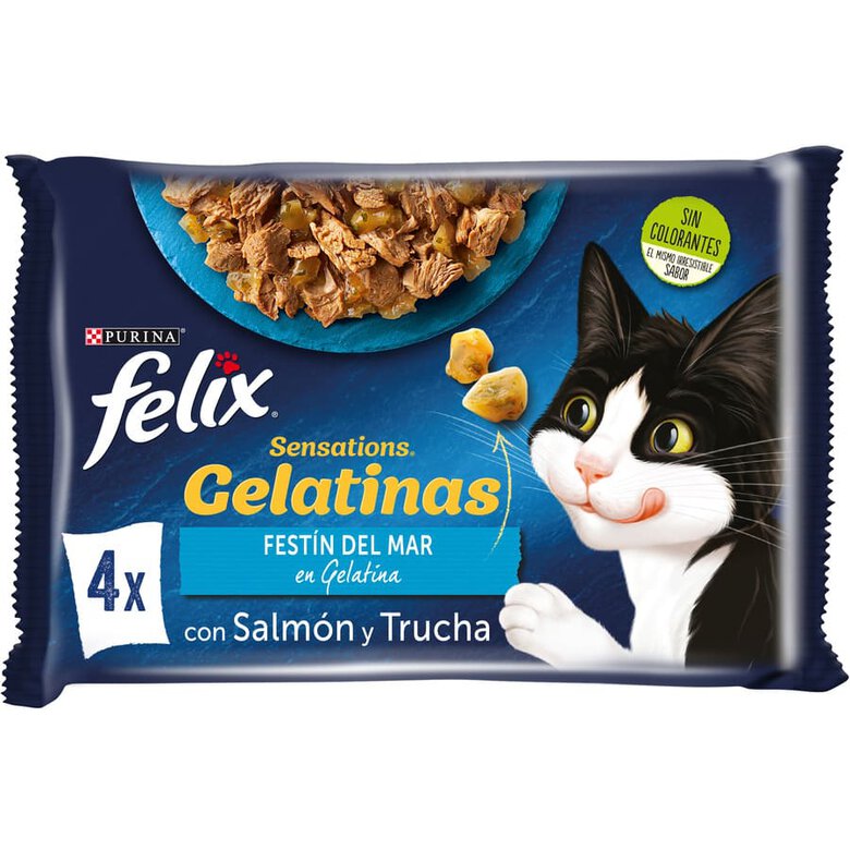 Felix Sensations Seleção de Peixes saquetas em galeia – Pack 4, , large image number null
